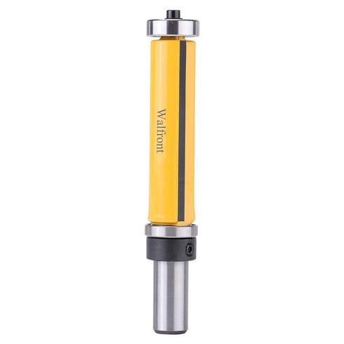 Shank Straight Router Bit 1/2" Woodworking Bearing Flush Trim Tool, 2-1/2"L x 3/4'' Dia