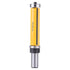 Shank Straight Router Bit 1/2" Woodworking Bearing Flush Trim Tool, 2-1/2"L x 3/4'' Dia
