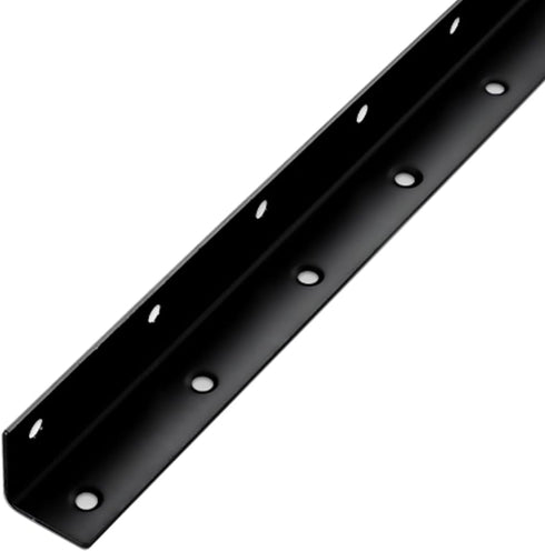 MINGFANITY 4PCS Bracket,16.7'' 1'' 2mm, L Brackets, Corner Brace Angle , Superior Stainless Steel x M, Thickness Wood