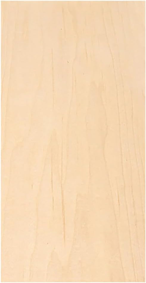 Gumney Natural Dyed Maple Wood Veneer, 7.8719.68in, 0.5mm Thickness Thin Wood Veneer for