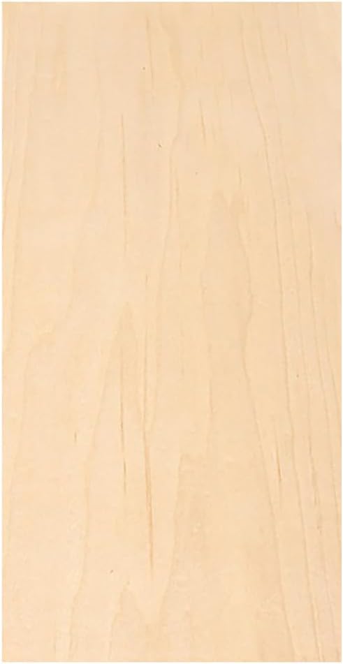 Gumney Natural Dyed Maple Wood Veneer, 7.8719.68in, 0.5mm Thickness Thin Wood Veneer for