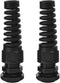 CGELE Strain Relief Cord Connector, 2 Pack NPT 1/2" Waterproof Cable Gland Cord Grip with Gaskets