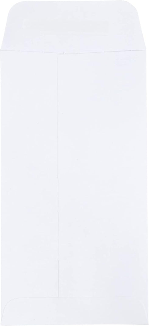 JAM PAPER #7 Coin Business Envelopes with Peel and Seal Closure, 3 1/2 x 6 1/2, White - 25/Pack