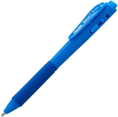 Pentel Wow! Retractable Ballpoint Pen, 1.4mm Bold Line Assorted Ink Colors 8 Pack