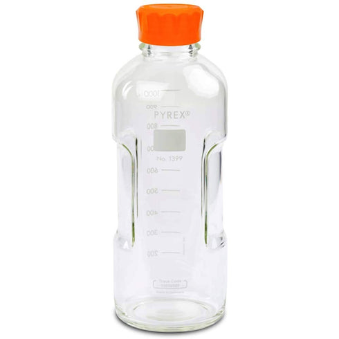 Pyrex 1399-1000CNEa-M Slim Line Media Bottle, Easy Pour, 1000ML Glass