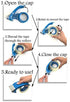 Metal Handheld 2 Inch Tape Gun Dispenser for Packing, Packaging Sealing Cutter, Orange