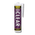 BOSS 231 CLEAR Construction TRIPOLYMER SEALANT, 10-oz Caulk (1 Tube) for Roofing, Gutters, Concrete, Metal, Wood, Glass