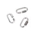 10 Pcs M4 Stainless Steel Quick Coupler Links, High Strength Locking Carabiner Connector Snaps, 1.65"(L)