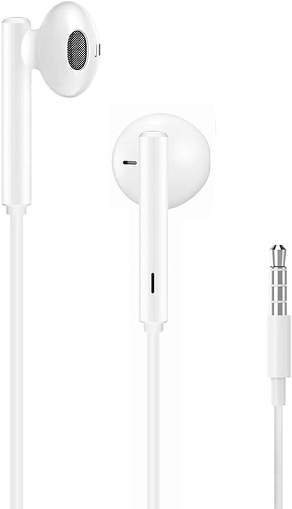 2 Pack Premium in-Ear Headphones with 3.5mm Plug: Control Music, Phone Calls