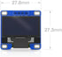 RAK1921 I2C SSD1306, WisBlock OLED Display Module, Text and Graphic Visualization, for Meshtastic