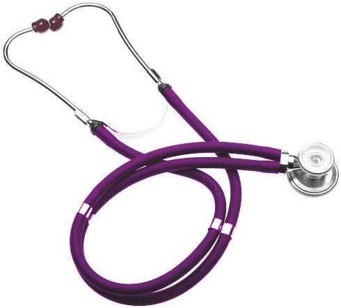 EMI PURPLE Sprague Rappaport Dual Head Stethoscope for Medical Professionals