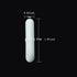 10Pcs PTFE Magnetic Stirrer Mixer Stir Bar, 50mm/1.96 inch Magnetic Stir Bar