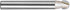 1/4-inch 1/4-inch 2-Flute, 4Pcs (1/4 1/4) Shank, Cutting Dia, Carbide Tipped Groove Round Nose Core Box Router Bit x