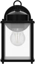 2 Pack MATAMEYE Outdoor Wall Lantern, Exterior Waterproof Wall Sconce Light Fixtures, Black Front Door Wall Lighting