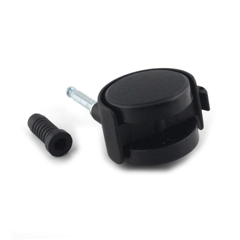 OSALADI 2set Swivel Casters, Durable 2 Inch Furniture Rolling Castors for Office Chair, Universal X38 Black