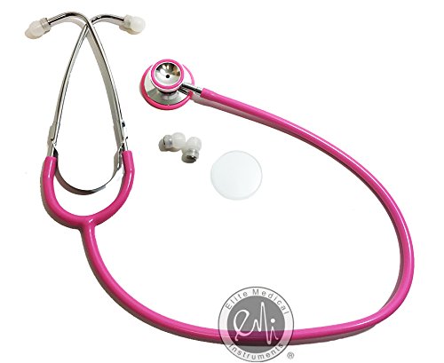 EMI Dual Head Stethoscope in Pink