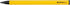 Troika Multitasking Pencil with Sustainable Endless Aluminium and Metal Tip Yellow Interchangeable Erasable with Centimeter/Inch Ruler, Size: 147 x 10 x 10 mm, PEN20/YE by Troika