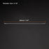 MECCANIXITY 3.3 Borosilicate Glass Stick 7.87" Length 4mm Dia Stir Rod Mixing Tools with Both Ends Round for Lab Kitchen Science 3Pcs