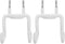 Mikikit 2pcs Pegboard Hooks for Tool Organization Utility Accessories for Garage and