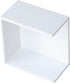 dohobby White Thickened Plastic Sticky Note Holder - Convenient Note Storage Box for Office and Home Desk Organizers