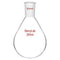 StonyLab Borosilicate Glass 250mL Heavy Wall Recovery Flask, Rotary Evaporator Flask