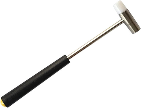 Dual Head Small Hammer, 7 Inches, Plastic Head and Metal Head, Black