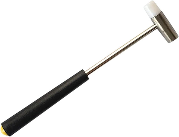 Dual Head Small Hammer, 7 Inches, Plastic Head and Metal Head, Black