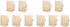 generic 10Pcs/Set Sample Perfume Bottle Packaging Card, Mini Spray Bottle Package Paper Card,