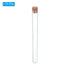 PATIKIL 13ml Plastic Test Tubes with Cork Stoppers, 15Pcs for Candy Bead Storage and Lab Use