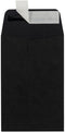 LUXPaper #4 Coin Envelopes, 3'' x 4 1/2'', Midnight Black, 80lb. Text, 50 Qty
