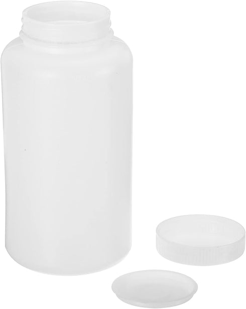 YOKIVE 1 Pcs Chemical Storage Bottle, Plastic Containers with Wide Mouth | Great for Laboratory, Chemistry Reagent