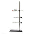 Laboratory Retort Support Stand for Titration Extraction - XMWangzi with Burette Clamp and 2 Flask Ring Clamps