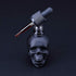 Tvoip Glass Dropper Bottle 2OZ/60ML Skull Shape Bottle for Halloween, E Liquid, Essential Oil with Pipette