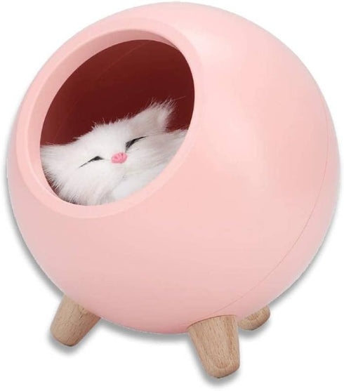 Yosoo Cat Pet House, Cute USB Charging LED Night Lamp, Little Pet House