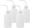 4 Packs 250ml Plastic Wash Bottle with Squeeze Dispenser, White Tattoo