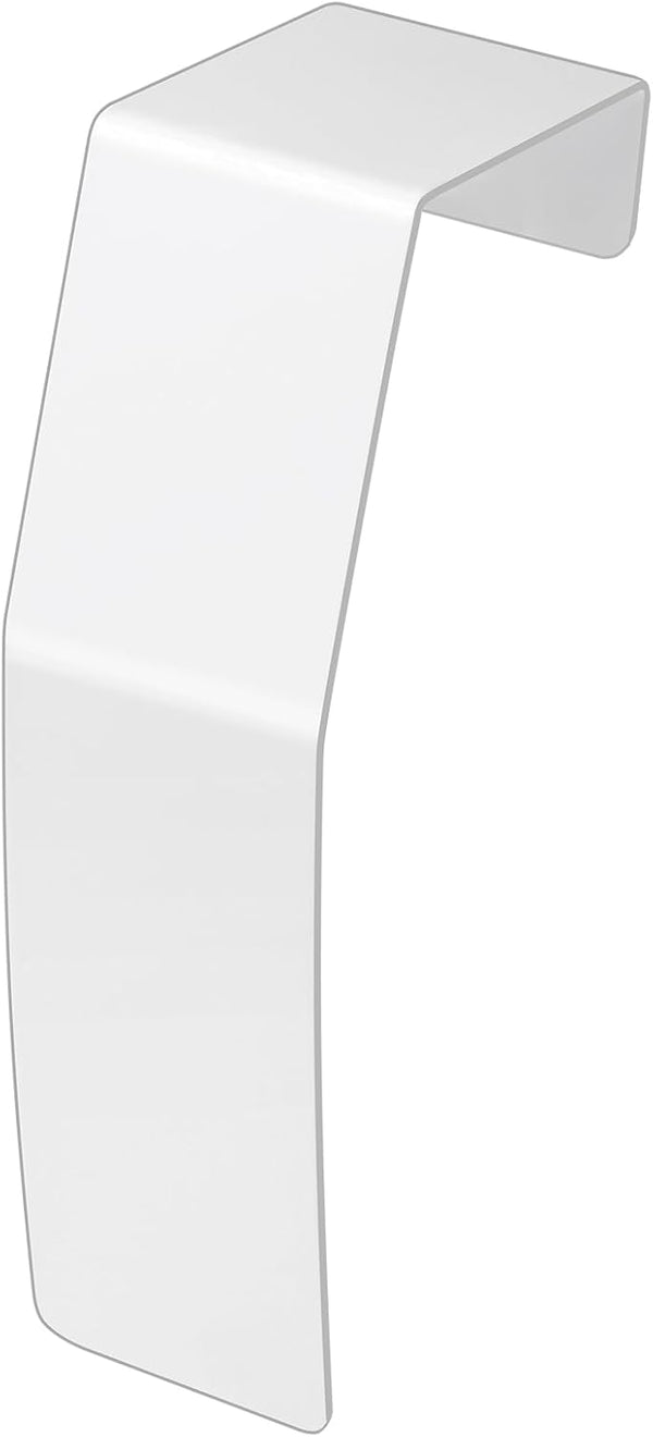 Extension Connector Accessory, Galvanized Steel White Coupler for Joining Baseboard Heater Covers, Pack of 1