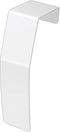 Extension Connector Accessory, Galvanized Steel White Coupler for Joining Baseboard Heater Covers, Pack of 1