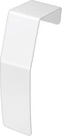 Extension Connector Accessory, Galvanized Steel White Coupler for Joining Baseboard Heater Covers, Pack of 1