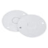MECCANIXITY PVC Conduit Lid Round Junction Box Cover 4.5mm Hole Dia Waterproof for Conduit Box Pack of 20