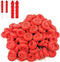 10Pcs Red Caulk Cap, Universal Fit Caulk Tube Sealing and Preserving Latex Caps for Adhesive Caulk