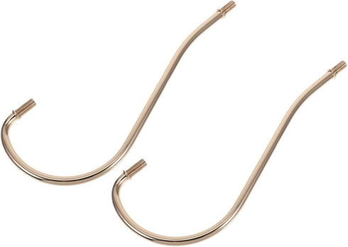 2Pcs 11.41X4.13X0.47In STOBOK Curved Lamp Rod Replacement Threaded Lamp Stem for Table and Floor Repair Lighting