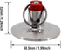 AMHUKIP 1pcs 1.5" 17-100psi Applications(17psi) Adjustable Tri Clamp Pressure Relief Valve End Cap - for Home Brewing