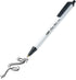 BIC Clic Stic Black Retractable Ballpoint Pens, Medium Point (1.0mm), 24-Count Pack, Comfortable Round Barrel