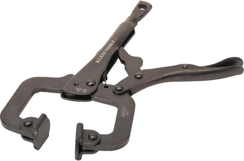 Klein Tools 38620 C-Clamp Locking Pliers with Swivel Pad Jaws, Adjustable Clamp for Home, Shop, Woodworking, 6-Inch