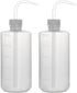 stonylab Chemical Wash Bottle, 6-Pack Plastic Safety Lab Squeeze Wash Bottle, 500 ml with Narrow Mouth