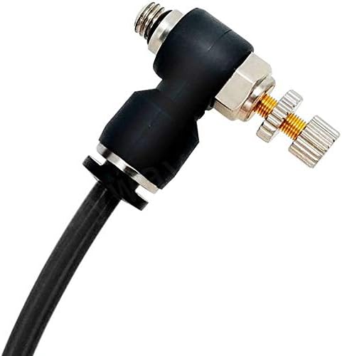 Joywayus 1/2" OD 16.4Ft Black Pneumatic Tubing Pipe, 5 Meter for Fluid Transfer or Air Line Tubing