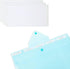 Okuna Outpost 3 Pack Expanding File Folder, Pocket Document Organizer with Snap Closure and Labels (Letter Size, Blue)