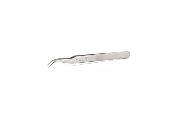 Erem Weller Erem 7SASL Stainless Steel Tweezer, Very Fine Point, 4.50" Overall Length