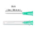 21Ga 1inch for Scientific Labs, Measurement, Transfer of Liquids(100 Pack)