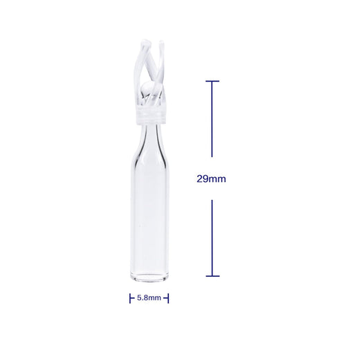 ALWSCI Polyspring Insert Clear Glass, 6 mm Insert Diameter, Volume 250µl, Pack of 100